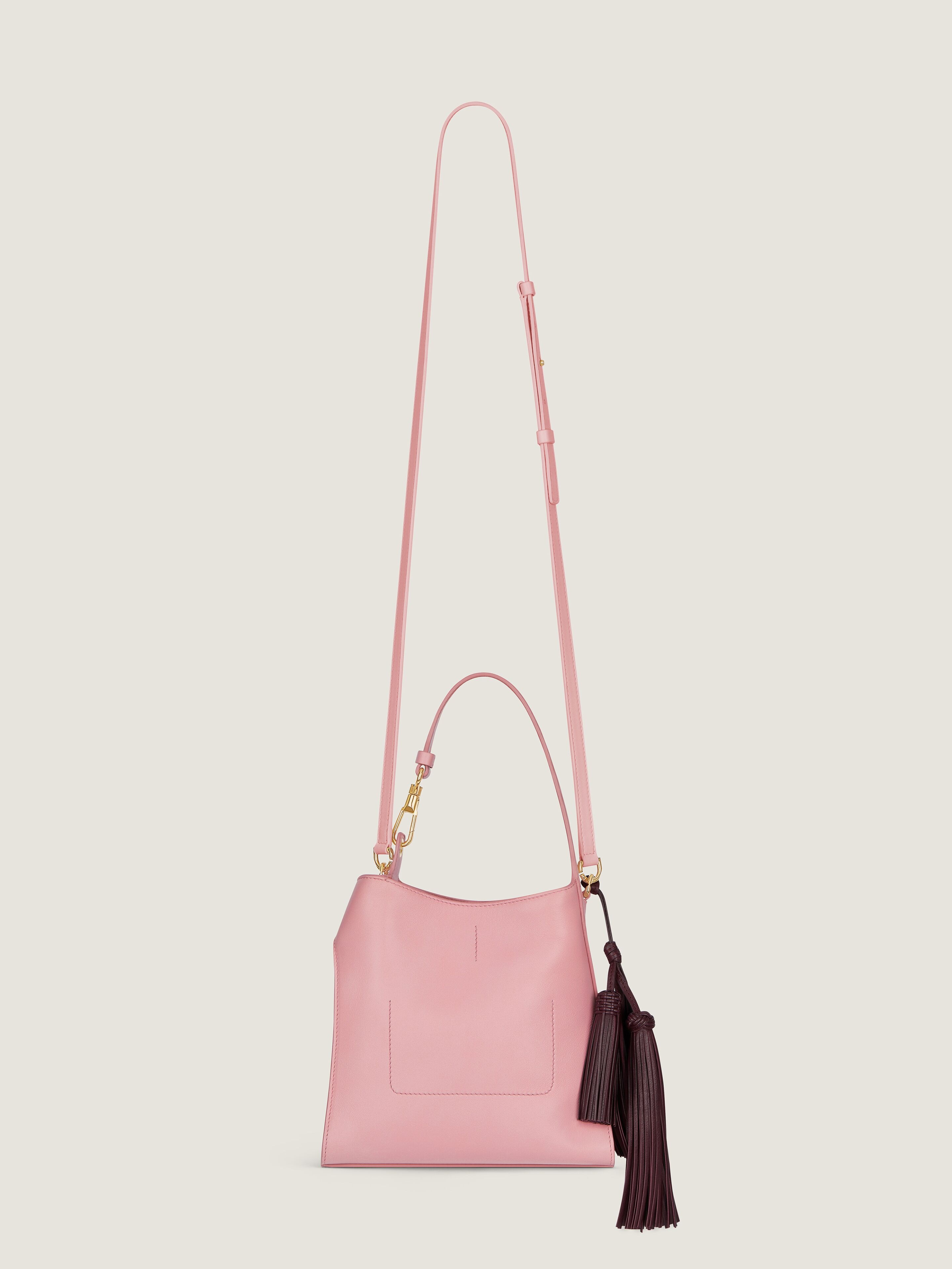 Mini Belted Hobo bag in leather